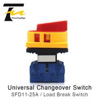 ✳ Wavetopsign SFD11-25A 3P Load Break Switch Power Transfer Cut Off Switch Rotation Main Control Isolation