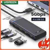 UGREEN ฮับ USB C 4พอร์ต USB ชนิด C ไปยัง USB 3.0ฮับตัวแยกอะแดปเตอร์สำหรับ Macbook Ipad Pro Galaxy Note 10 S10ฮับ USB