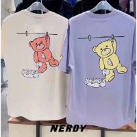 [NERDY] เสื้อยืดแขนสั้น ลายหมี ของแท้ 100% (22SS)