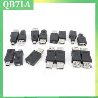 QB7LA shop USB 2.0 type A male female to usb B mini 5pin 5p male female to mirco female connector converter cable extension adapter plug