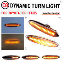 2Pcs Amber Side Marker ไฟเลี้ยว LED สำหรับ Lexus IS250 IS350 Toyota Camry 40 Crown Highlander Mark X