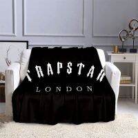 TRAPSTAR ผ้าห่มปิกนิกพิมพ์โลโก้ลอนดอนผ้าห่มอุ่นผ้าห่มเดินทางกลับบ้านของขวัญวันเกิด