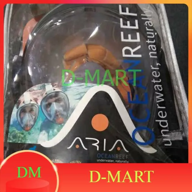 ARIA Ocean Reef Full Face Underwater Snorkel Mask Original Lazada