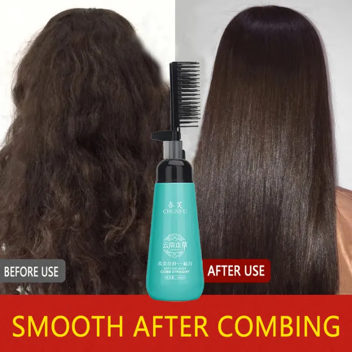 Hair Straightening Brush Straightening Cream Hair Straightener Keratin