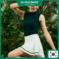 [KOODSHOT] จีบสีขาว Culottes (ผู้หญิงเกาหลี Golfwear,เทนนิส,กระโปรงกอล์ฟ,กระโปรงกีฬา,กระโปรง)