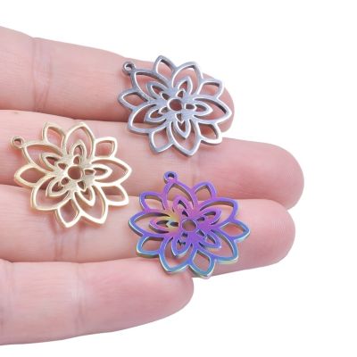 【CC】۩♟  3pcs StainlessSteel Mirror Polished Charms Fadeless Anti Allergic Womens Fashion Jewelry Pendant Necklace Earrings