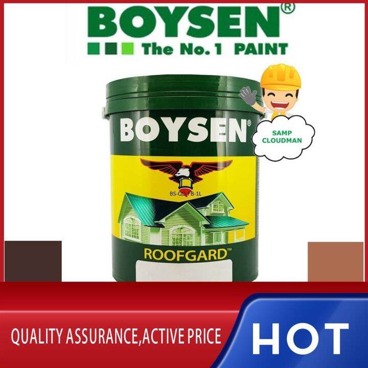 【Kailangan】 Boysen Roofgard Roof Paint Gallon 4 Liters / Roofguard Roof