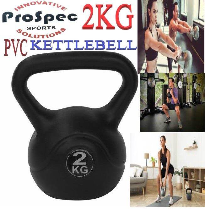 PVC Plastic Kettlebell For Strength and Cardio Training 2KG Lazada PH
