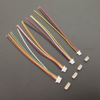 10Sets Mini SH 1.0 2Pin 3/4/5/6/12P Micro JST PCB Vertical SMT Male Pin Header Wafer Socket Female Wires Cables 20mm