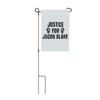 }qi สหรัฐอเมริกา black lives matter กีฬาสีดำ JACOB BLAKE 7# ธงสวน 30*45cm