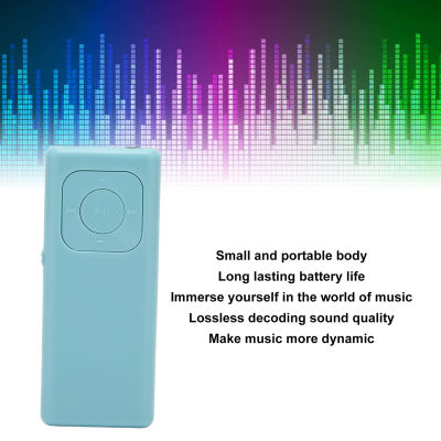 เครื่องเล่น MP3เล่น MP3ขนาดเล็กที่วางแบบพกพา64กรัมการ์ดความจำ ABS มั่นคงเพื่อการพักผ่อน