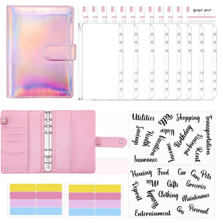 Budget Binder Set - Budget Binder with Cash Envelopes, Cash Organizer ...