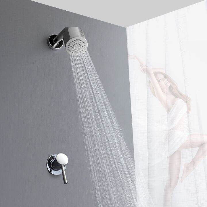 [TAI CHEN] Bath Shower Set Rotate Round Shower Head Top Spray Bathroom