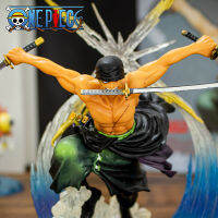 ผีสับ solon สามพันมือโลก One Piece ขนาดใหญ่ solon สามมีดไหล Zoro รุ่นตุ๊กตาในประเทศรูปปั้น