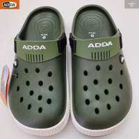 ADDA รองเท้าแตะลำลองแบบสวมหัวโตรุ่น 55U18-M1 สีเขียว SIZE 7-10