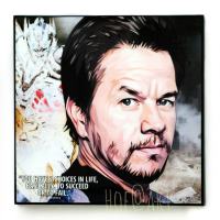 Mark Wahlberg มาร์ค วอห์ลเบิร์ก นักแสดง หนัง รูปภาพ​ติดผนัง pop art พร้อมกรอบและที่แขวน กรอบรูป แต่งบ้าน ของขวัญ โปสเตอร์ รูปภาพ