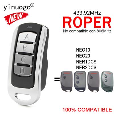 【LZ】 Garagem Controle Remoto Compatível com ROPER Porta de Garagem 4 em 1 43392 MHz NER1DCS NER2DCS NEO10 NEO20