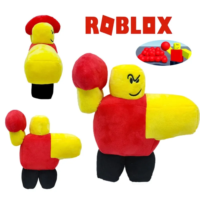  SHHYNG Baller Roblox Plush Toy, 26cm Baller Plush Toy  Birthday Gift Party Favor for Kids Blue Robot : Toys & Games