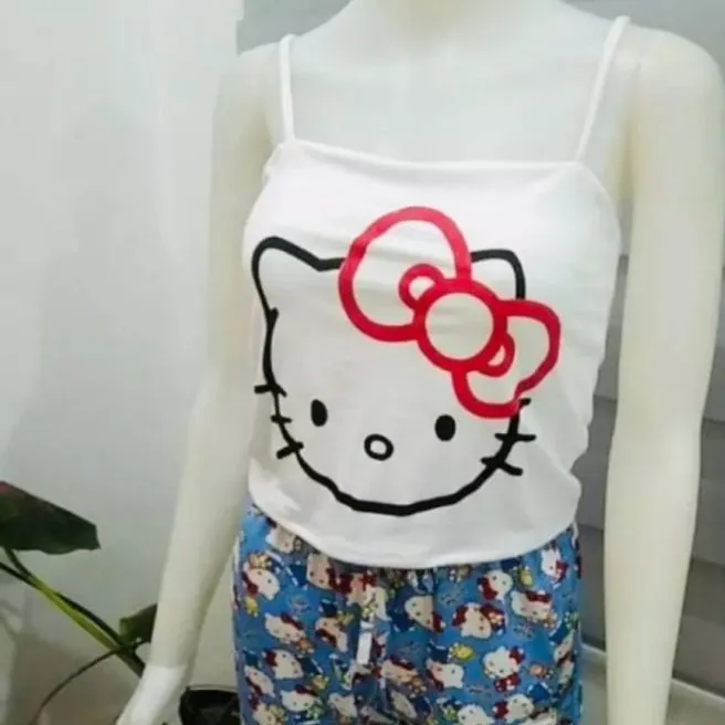 hello kitty sleep wear terno pajama | Lazada PH