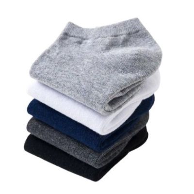 6.6 Free Shipping (1 Pair) ADEM Durable Short Socks Plain Socks A009 Cotton Socks For Men Women