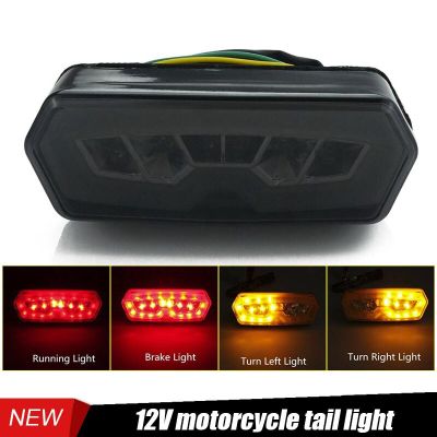 สัญญาณไฟเลี้ยวไฟท้าย LED ด้านหลังรถจักรยานยนต์ไฟท้ายไฟเบรคสำหรับ HONDA Msx/grom 125 /Cb 650 F/cbr 650 F/ CTX 700 N