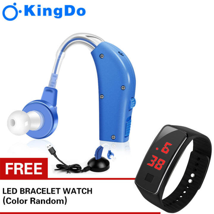 USB Rechargable Hearing Aid Elderly Hearing loss Sound Amplifier for