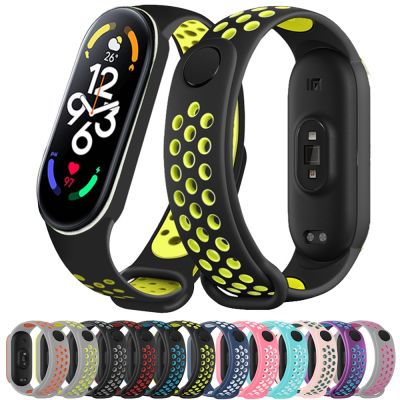 Strap for Mi band 6 7 Bracelet Sport Silicone Miband4 miband 5 Wrist correa Replacement Wristband for xiaomi Mi band 4 3 5 6 7