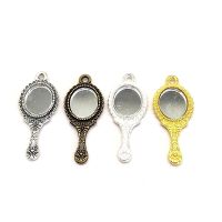 10 pcs Retro mirror charms fit DIY Handmade Jewelry Makeing earring necklace bracelet accessories souvenir DIY accessories and others