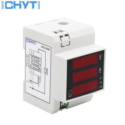 【✱2023 HOT✱】 quan59258258 Din-Rail ดิจิทัล Ac 80-300V,0-100a แอคทีฟพาวเวอร์แฟคเตอร์ไฟฟ้า