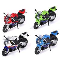 1/12 Scale Alloy Cars Electric BMW Car Model Motorrad Simulation Sound Light Toys Collection Gift for Children Souvenir