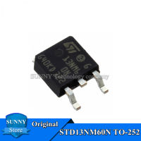 MOSFET N-Channel ของแท้10ชิ้น,STD13NM60N TO-252 13NM60 TO252