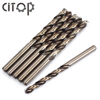 Citop 10ชิ้น/เซ็ต3-12มม HSS M35โคบอลต์ Set Mata Bor บิดสำหรับทองแดงไทเทเนียมเหล็กกล้าเครื่องมือไฟฟ้าเจาะชิ้นส่วนอุปกรณ์เสริมสว่านชิ้นส่วนและอุปกรณ์เสริม