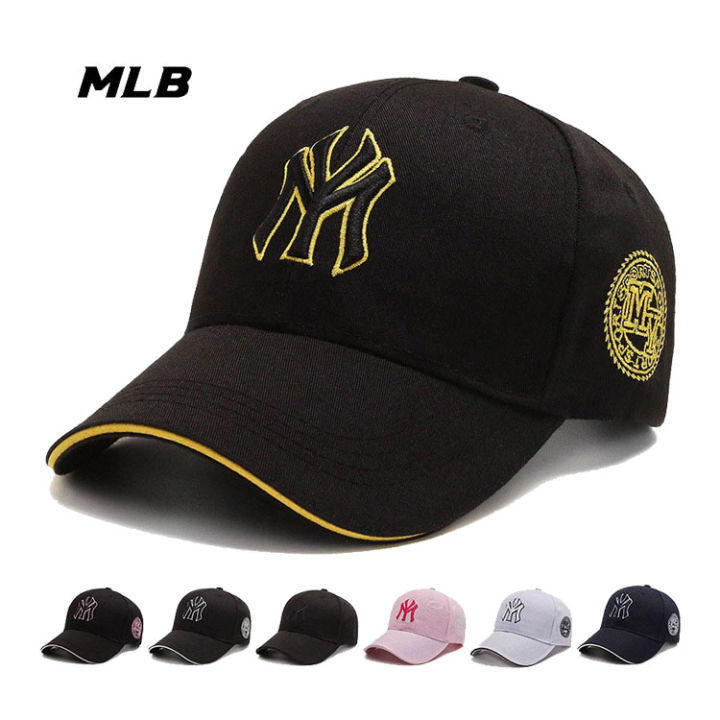 NEW mlb hat NY/LA Letter Embroidered Baseball Hat Men's and Women's Outdoor  Sunshade Leisure Sports Duck Tongue Hat