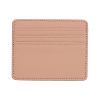 กระเป๋าใส่บัตรเครดิตสำหรับผู้ชาย RFID Blocking Protected PU Leather Slim Money Wallets Coin Case