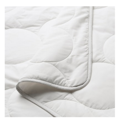 Duvet for cot, white/grey110x125 cm.