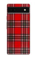 เคสมือถือ Google Pixel 6a ลายรูปแบบแดงทาร์ทา Tartan Red Pattern Case For Google Pixel 6a