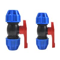 20mm 25mm PE Tube Water Tap Quick Connector Ball Valve 20mm 25mm Garden Tap 1pcs PE Pipe Fittings Valves