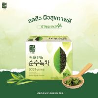 NOKCHAWON ORGANIC GREENTEA 50T ชาเขียวออร์แกนิก 60g.