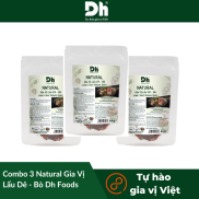 Combo 3 Natural Gia Vị Lẩu Dê - Bò Dh Foods