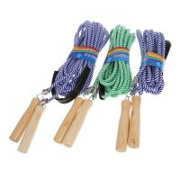 Hot Jump Rope Wooden Handle Skipping 5m 7m 10m Gym School Group Multi Person Rope Jumping Fitness Equipment