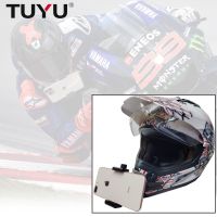 motorcycle mobile phone holder helmet chin mount mobile phone holder for iPhone Samsung Xiaomi Gsm Houder Fiets For Gopro EKEN