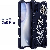 ZIMON X60เคสสำหรับ Vivo โลหะ/X60 Pro เคสโทรศัพท์อะลูมินัมอัลลอย Vivo แบบแข็งฝาหลังป้องกันตกกันกระแทกเคสใส่โทรศัพท์