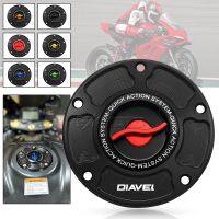 ☼ Motorcycle Accessories Fuel Tank Cap CNC Aluminum Quick Release Cover For DUCATI DIAVEL AMG CARBON CROMO STRADA XDIAVEL S