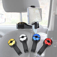 Universal 2-In-1 Car Hooks Back Seat Headrest Mount Holder สำหรับ Samsung Xiaomi 360องศาที่วางศัพท์มือถือ Stand