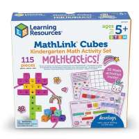 Toy KingdomTH :Mathlink Cubes Kindergarten Math Activity Set; Mathatics( Learning Resources 5+)