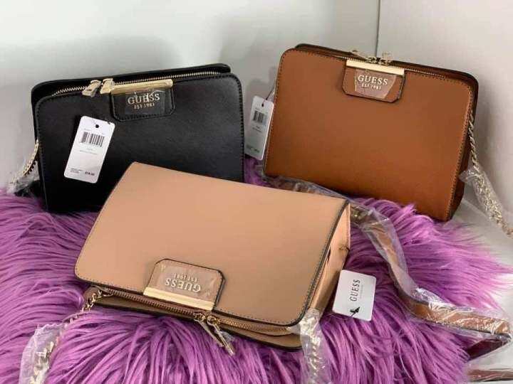 GUESS 𝐴𝑏𝑏𝑦 𝑇𝑜𝑝 𝑍𝑖𝑝 𝐶𝑟𝑜𝑠𝑠𝑏𝑜𝑑𝑦 Lazada PH