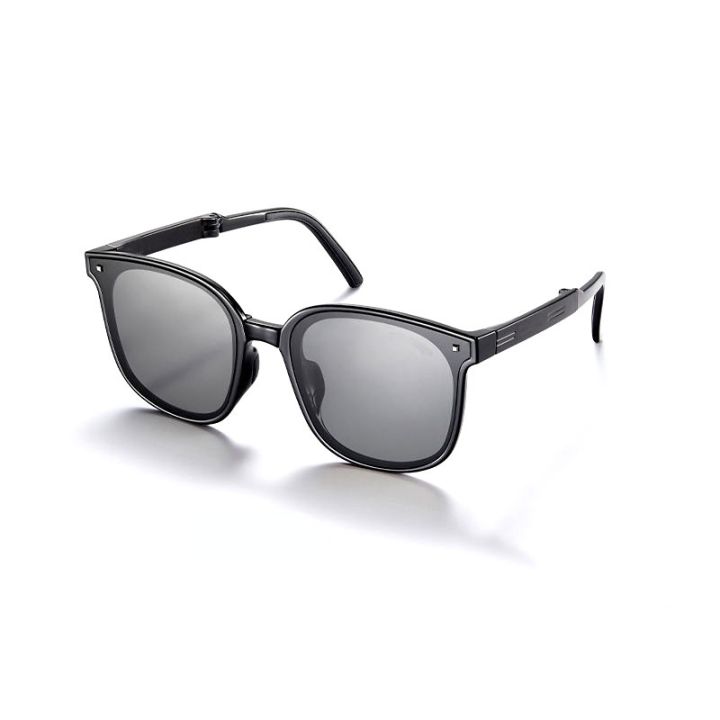 แฟชั่นพับแว่นตากันแดดกลางแจ้ง-uv400-unisex-แบบพกพาพับแว่นตา-ฤดูร้อนป่าแว่นตาสแควร์สี