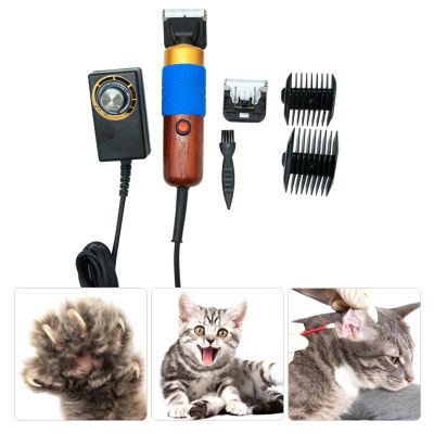 ❆❈❀ Practical Carpet Trimmer Wooden Handle Cat Hair Cutting Machine Low Vibration Mute Adjusting Speed Handmade Rug Trim Accessories