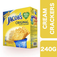 Jacobs Original Cream Cracker 240g ++ เจคอบ ออริจินอล ครีม แครกเกอร์ 240 กรัม