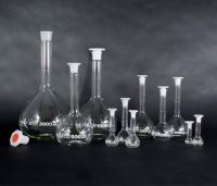 OBEROI/UK_Volumetric Flask with Plastic Stopper (Class A) ขวดวัดปริมาตร จุกปิดพลาสติก ขนาดจุ 5, 25, 50, 250, 500, 1000ml